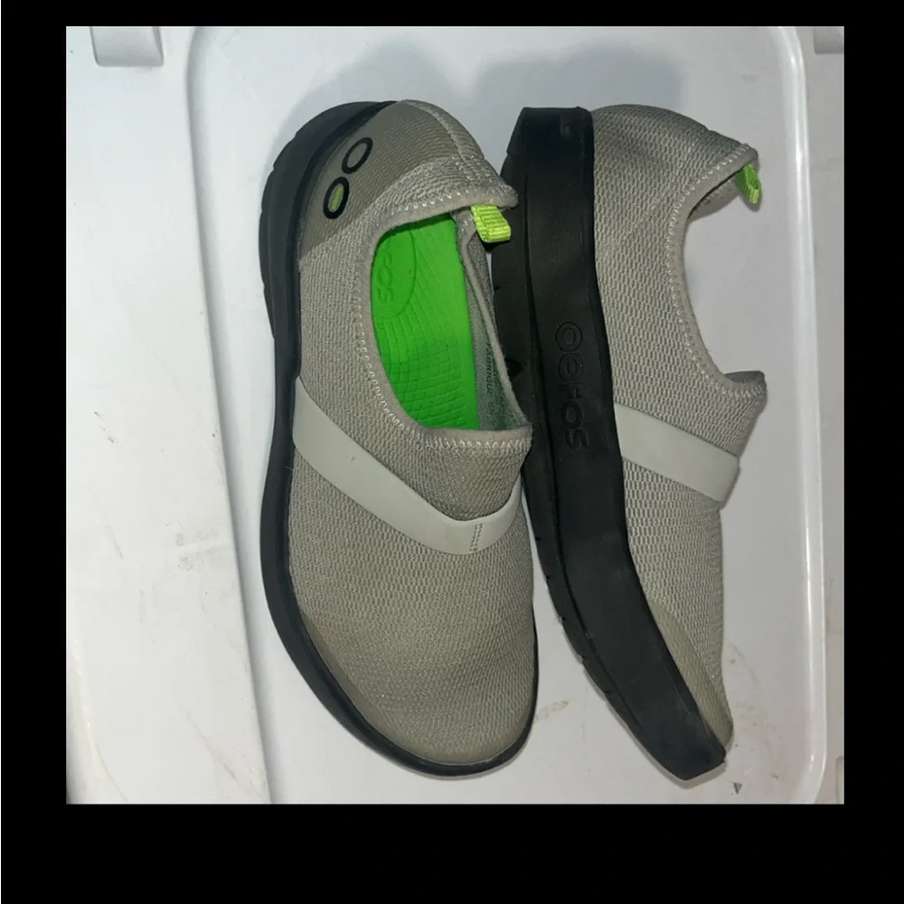 OOFOS OOmg Low sneakerslip on comfort support shoes women’s size 8 European 39 - Picture 8 of 9